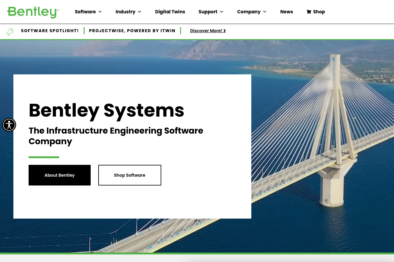 Bentley Systems | Product Page Redesigns